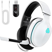 Amazon.co.jp: Gvyugke CT300 ゲーミングヘッドセット ワイヤレス 2.4G
