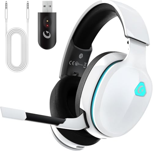 ゲーミングヘッドセット【2.4GUSBアダプター /Bluetooth 5.3/有線 3WAY接続】...