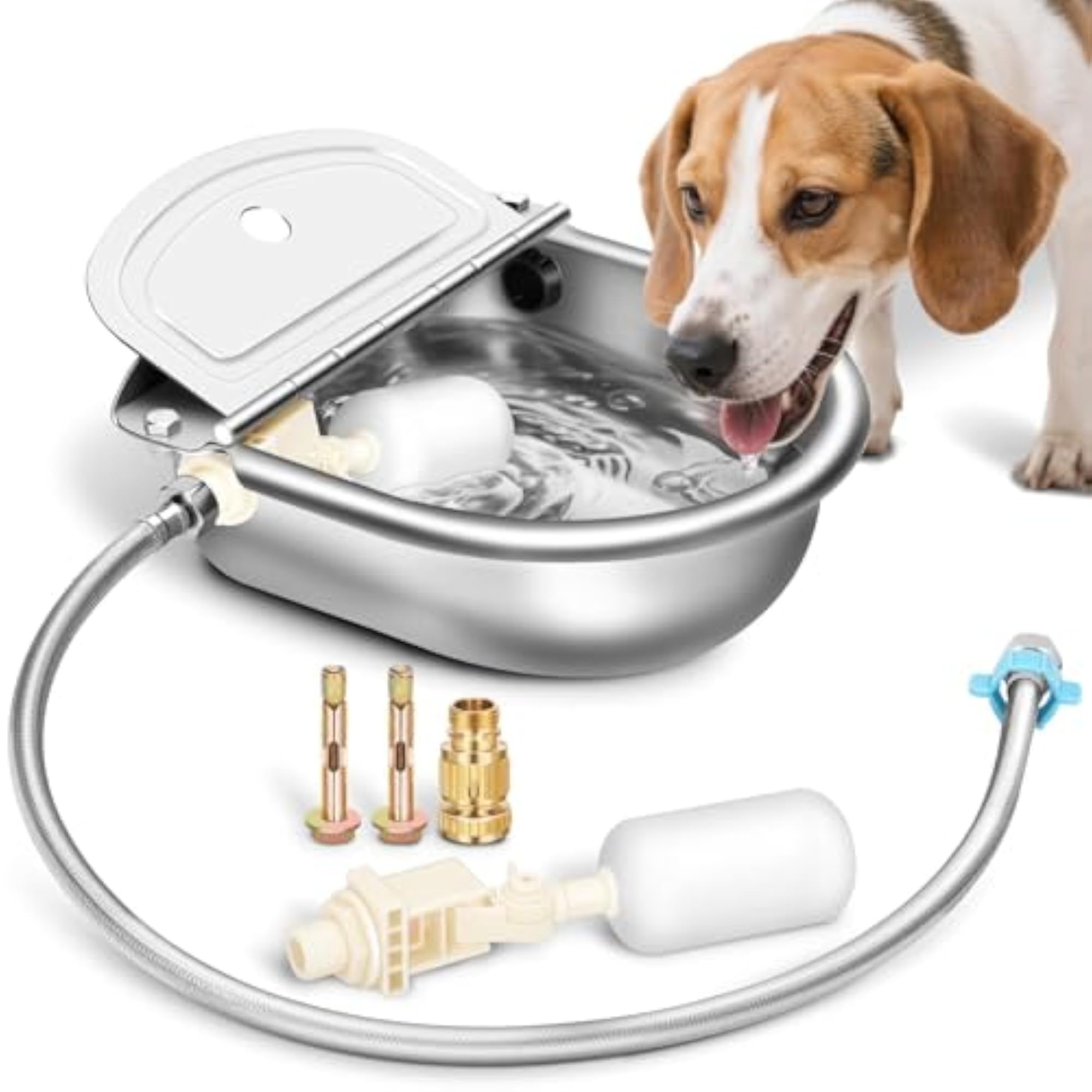 Automatic Animal Drinking Water Bowl with Float Valve