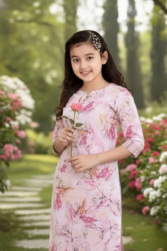 Image of Girls Girls Kurta Set