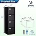 AFAIF 4 Drawer File Cabinet with Lock, Metal File Cabinets for Home Office,18