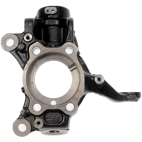 Image of Detroit Axle - Front Left Steering Knuckle for 2011-2018 Volkswagen Jetta, 2012-2022 Passat, 2011-2019 Beetle, 2013 2014 2015 2016 2017 Driver Side Steering Knuckle Assembly Replacement