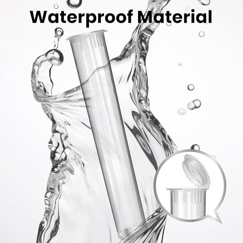 116mm clear pop top tubes 1000 qty clear
