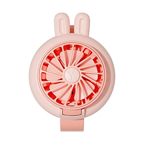 Rudiaoa Ventilador de reloj de pulsera ajustable de 3 velocidades, portátil, recargable por USB, ventilador de refrigeración de aire