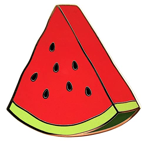 Pinsanity Watermelon Slice Enamel Lapel Pin
