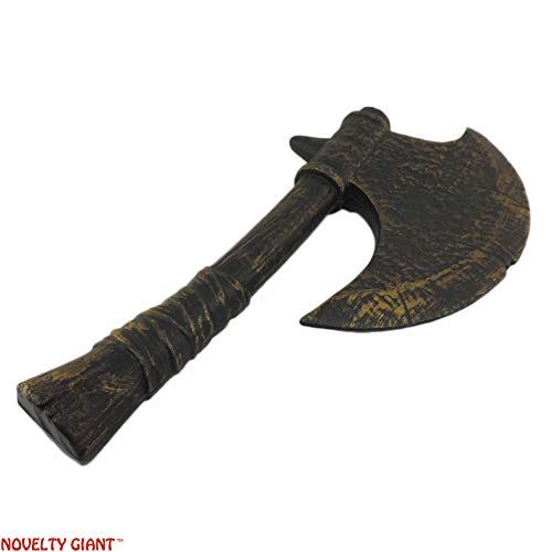 Barbarian Medieval Viking Hand Axe Tomahawk Costume Accesory Black