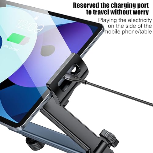Soporte de teléfono para coche giratorio 360 con anclaje de aluminio multifuncional 7