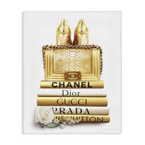 'Divine Golden Fashion Purse on Glam Designer'| Canvas Art