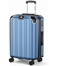 青　キャリーケース　20%容量拡張　旅行 (ブルーM　4～7泊/60L) Amazon | [Globetrek] スーツケース Mサイズ 拡張機能付き 60L