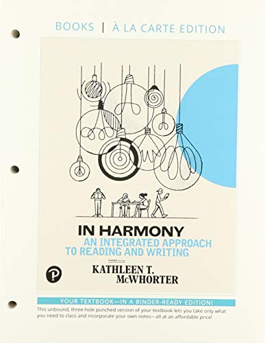 In Harmony: Reading and Writing, Books a la Carte Edition Plus MyLab Reading & Writing Skills -- Access Card package