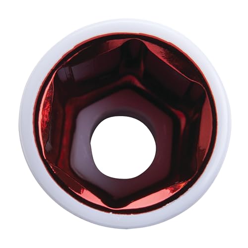Image of Performance Tool W32925 Performance Tool 1 /2-Inch Impact Drive 21mm Thin Wall Socket , Red
