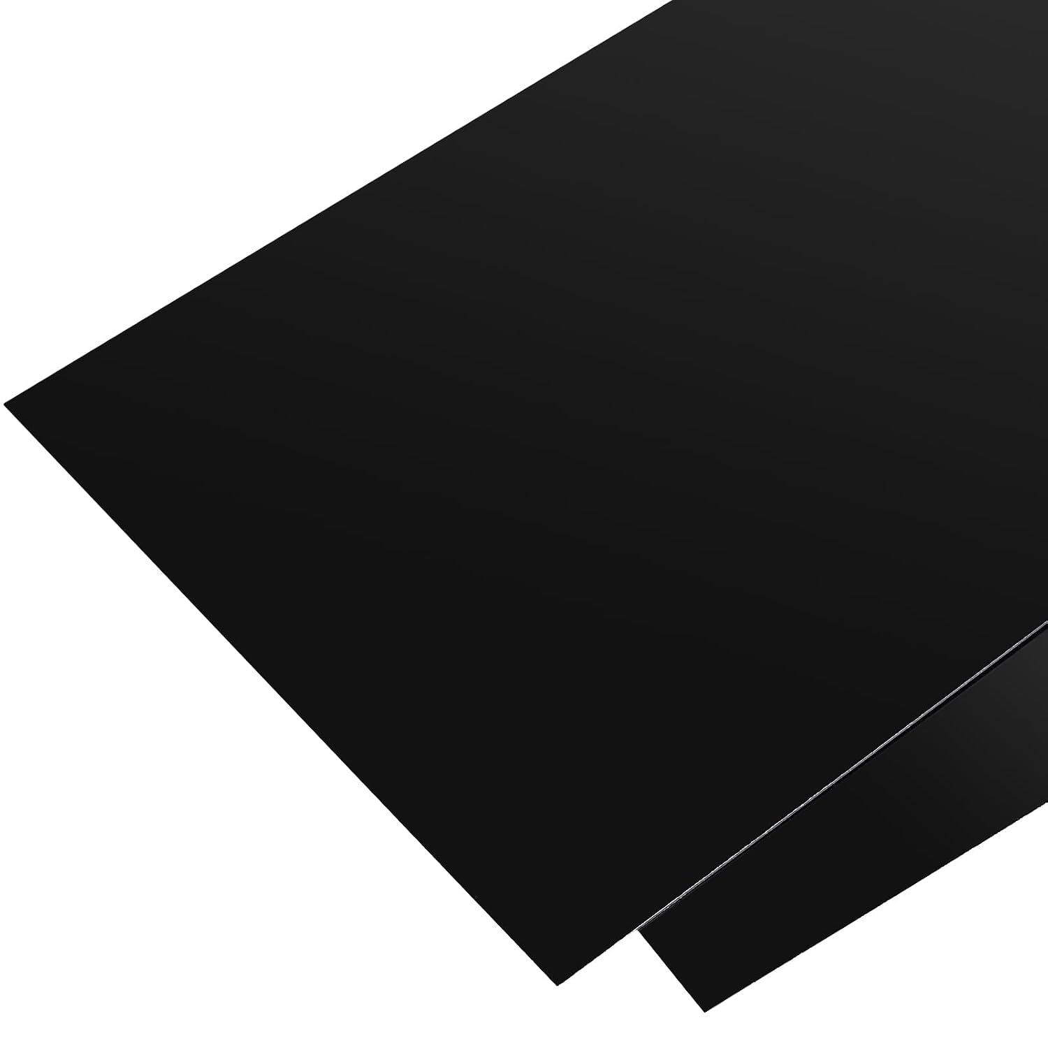10 Pack Anodized Aluminum Sheets, 7 x 5 Inch Rectangle Black Aluminum Engraving Blanks, Black Metal Plates for Laser Engraving, DIY Crafting, Home Decoration