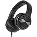 Produktbild Amazon Basics  Kabelloses Over-Ear-Headset, mit Bluetooth, Micro-USB und 3,5-mm-Audiokabel, schwarz