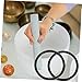 Toyvian 9pcs Singing Bowl Cushion Pads Handmade Rubber Sound Bowl Mats for Meditation and Decor Buddhist Ritual Instruments Spiritual Practices