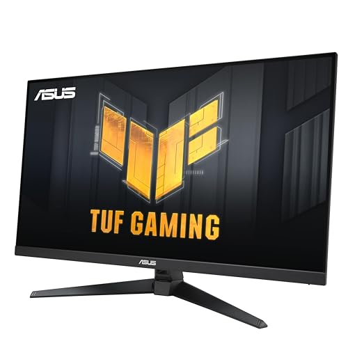 ASUS Moniteur de Jeu TUF Gaming VG328QA1A – 32 Pouces, Full HD (1920x1080), Overclock jusqu'à 170Hz (natif 165Hz), Extreme Low Motion Blur™, FreeSync Premium™, 1ms, Shadow Boost