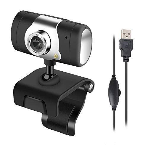 Moonvvin Webcam HD avec microphone, USB pour ordinateur portable, vidéoconférence, YouTube, enregistrement et diffusion en continu Cover