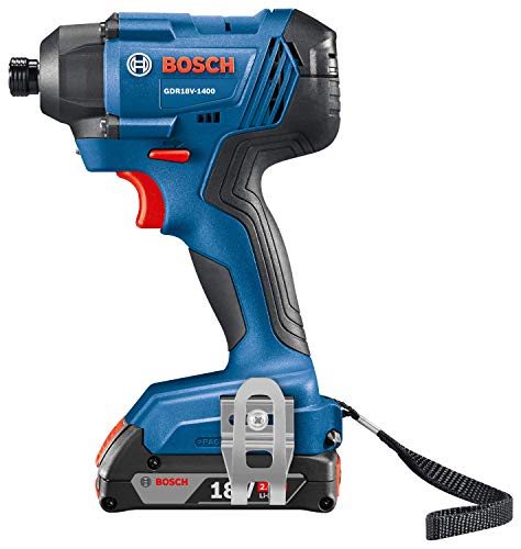 BOSCH GDR18V-1400B12 18V 1/4 In. Hex Impact Driver Kit