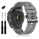 EZMVZKU 26mm Easyfit Straps for Garmin Fenix 8 AMOLED 51mm/7X/7X Pro Sapphire Solar Watchands Replacement for Fenix 6X/6X Pro/5X/5X Plus/Enduro 3/2/epix Pro/Descent Mk3i/Tactix 8 AMOLED 51mm