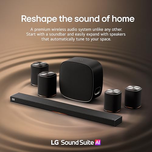 LG M7 Sound Suite Wireless Speaker with Dolby Atmos FlexConnect– Bluetooth and Wi-Fi, Google Cast & AirPlay – 3 Drivers + 4" Woofer – Connect to TVs & H7 Soundbar – (New 2026 Model) by LG - Image 3