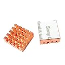 REES52 Raspberry Pi 3/ 4b Pure Copper Heat Sink + Cpu Copper gallery image