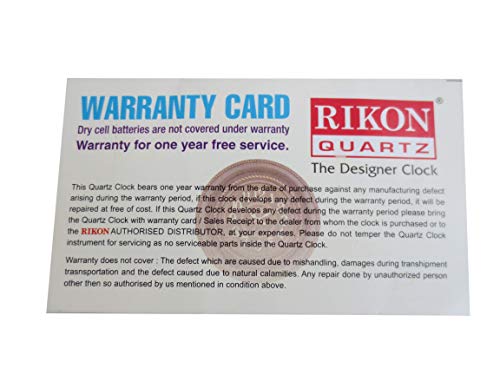 Image of Rikon Plastic Round RK-30 Premium Sweep Wall Clock (Multicolour, 50 x 50 cm)