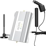 Cell Phone Signal Booster for Car, Truck & SUV | Boosts 5G & 4G LTE on T-Mobile, Verizon & AT&T (Band 12/13/17) | Enhances Volte Calls & Data | FCC Certified Easy Instal