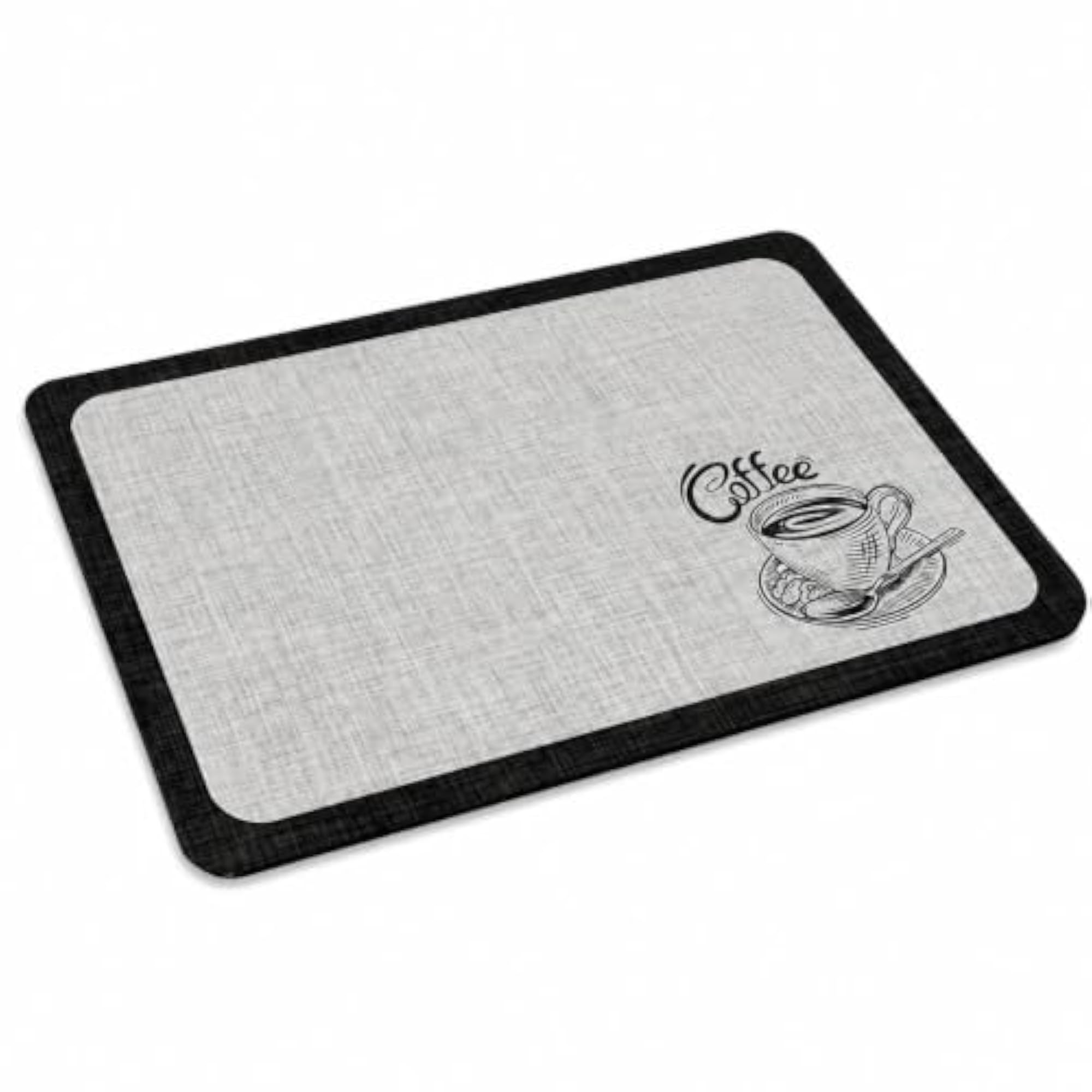 Diatomaceous Earth Absorbent Mat for Coffee Machines & Kitchens, Heat Resistant 50x60cm