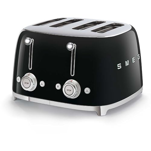 Slice Toaster, Extra Wide Slots, 3 pre set programmes, Black - Image 2