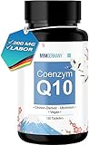MBMGermany® Coenzima Q10 [dosis altas] 120 x 200 mg con ubiquinona antioxidante + probado en laboratorio en Alemania…