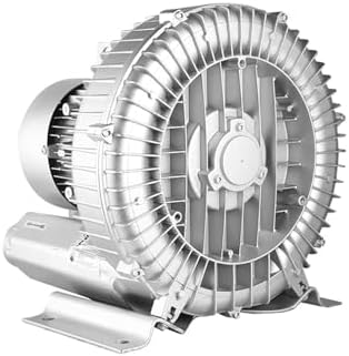 Multi-Use Regenerative Ring Pump High Pressure Vortex Blower Industrial High-Pressure Equipment，Regenerative Blower, 0.47HP/0.74HP/1.49HP High-Pressure Vortex Ring Blower Single Phase, 0.33H