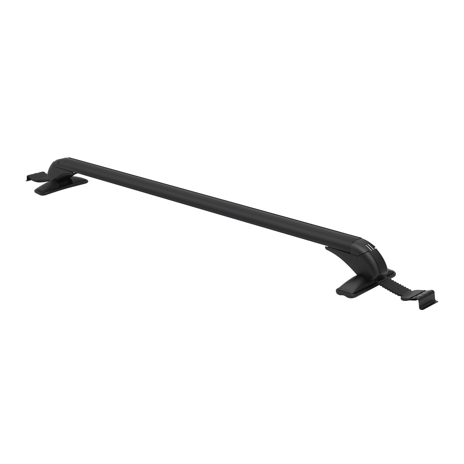 Baca universal de 100 cm de aluminio, capacidad de carga de 75 kg con cerradura, portaequipajes para coche con y sin riel, apto para caja de techo, portabicicletas y camping (SUV, coches)