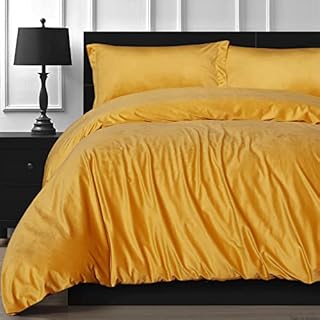 Oxford Homeware Double Duvet Cover Set- Crushed Velvet Double Bedding Grey Duvet Covers Double + 2 Pillowcases