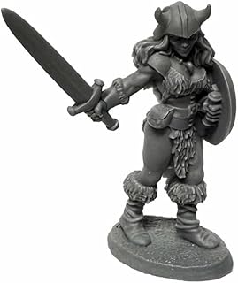 Jana Frostwind Barbarian Miniature 25mm Heroic Scale Figure Dungeon Dwellers Reaper Miniatures