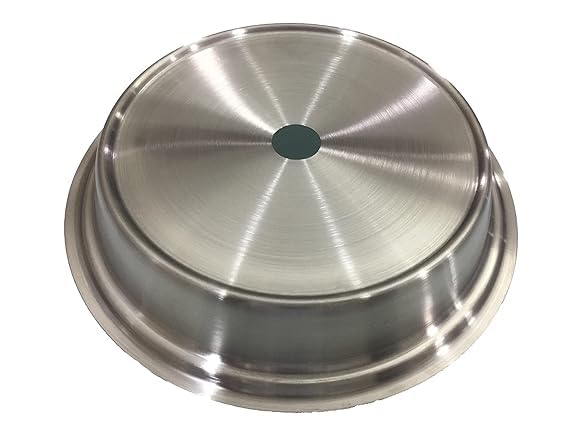 Image of KMW Ergonomic Design Plate Cover 25 Cm(Satin Finish) | for Effortless Food Preparation | Multi-Purpose Build