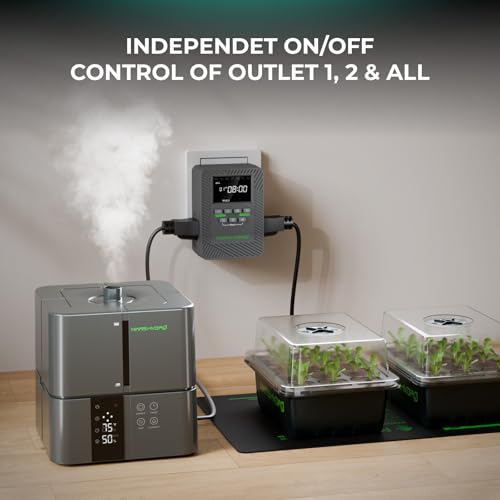Minuteur digital programmable MARS HYDRO ITime avec double prise et application - 4