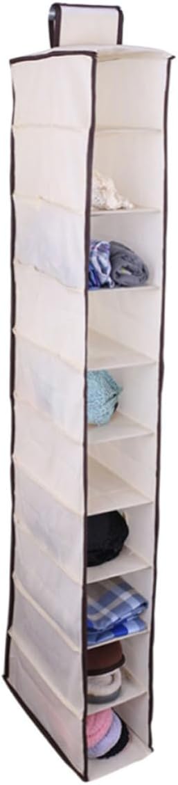 Mobestech Layer Non Woven Hanging Storage Bag Foldable Closet Organizer