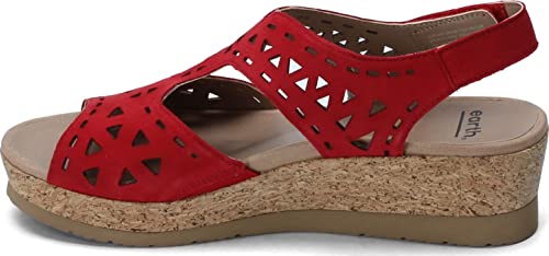 Earth Shoes Buran Rosa Women's Bright Red 7.5 Medium #TOP2