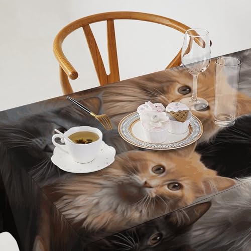 Nappe de table rectangulaire lavable pour protéger votre mobilier des taches - 4