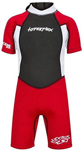 Hyperflex Access Front Zip Springsuit with 2mm Thickness, 2, Red - Thumbnail 3