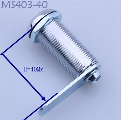 Serrure MS403 pour tiroir et camping-car de 40mm avec clés