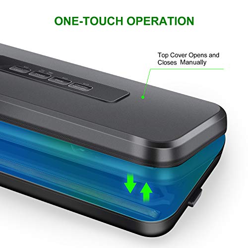 Neeyer Vacuum Sealer Machine, Automatic Food Sealer, Dry Moist Food Modes, Easy to Clean, Led Indicator Lights Black… - Thumbnail 2