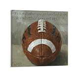 Posters Inspirational Soccer Wall Art Vintage Rugby Wall Art Athlete Poster Canvas Wall Art for Livi