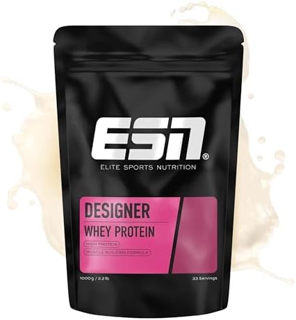 ESN Designer Whey Protein, Naturale, 1000g, Whey Proteine in Polvere