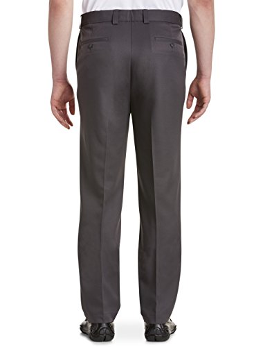 Oak Hill by DXL Men's Big and Tall Microfiber Waist-Relaxer Pants2
