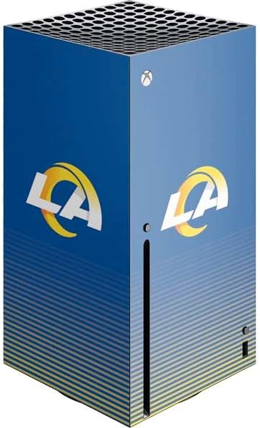 Skinit Decal Gaming Skin Compatible with Xbox Series X Console - Officially Licensed NFL Los Angeles Rams Team Jersey Design