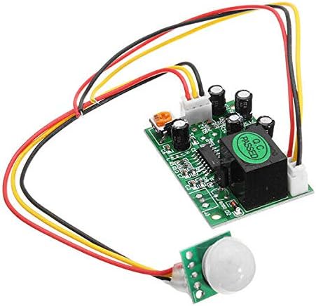 Electronic Components 3pcs DC 12V 3-Wire Human Body Induction PIR IR Pyroelectric Infrared Sensor Modu