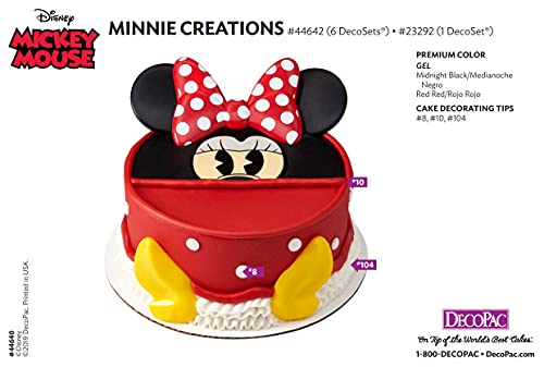 Decopac Disney Minnie Mouse Creations Decoset Topper, 1 Count (Pack Of 1), Cake Decoration #TOP3