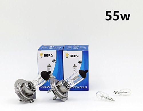 H7 (499) 55w Clear Halogen Headlight Bulbs 12V UK/EU Road Legal