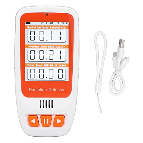 Contador digital de radiación nuclear con alarma y pantalla 2 pulg miniatura 7