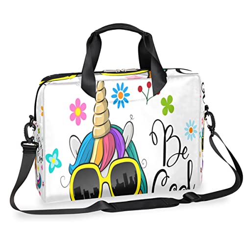 Funda de manga para ordenador portátil contra impactos diarios con diseño de unicornio tierno